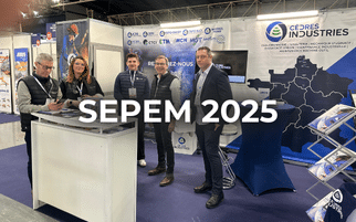 Le groupe au salon SEPEM Industrie