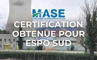 Certification MASE : ESPO SUD certifié pour 3 ans